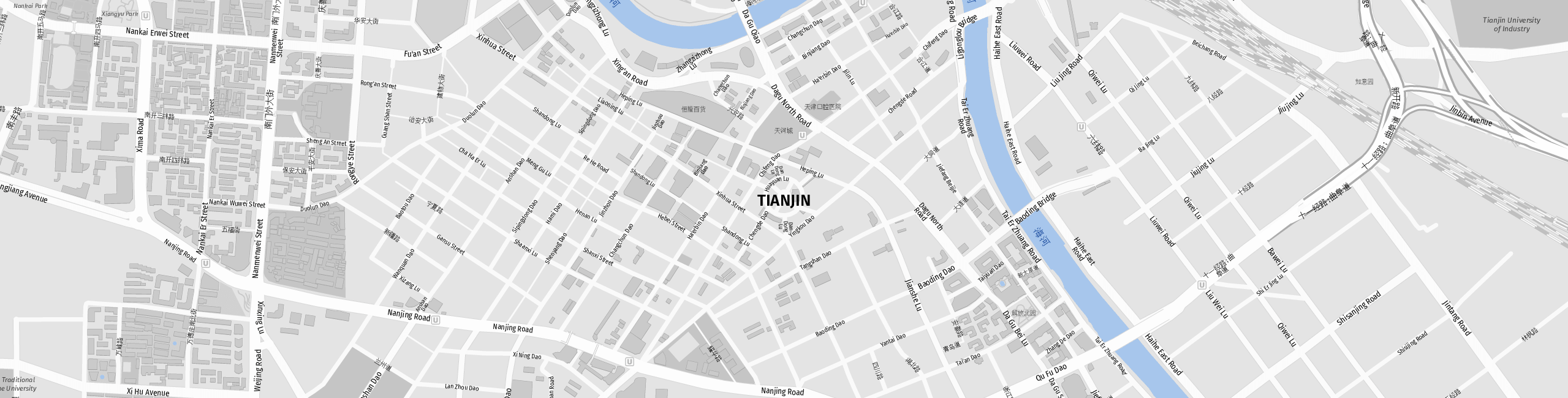Stadtplan Tianjin zum Downloaden.