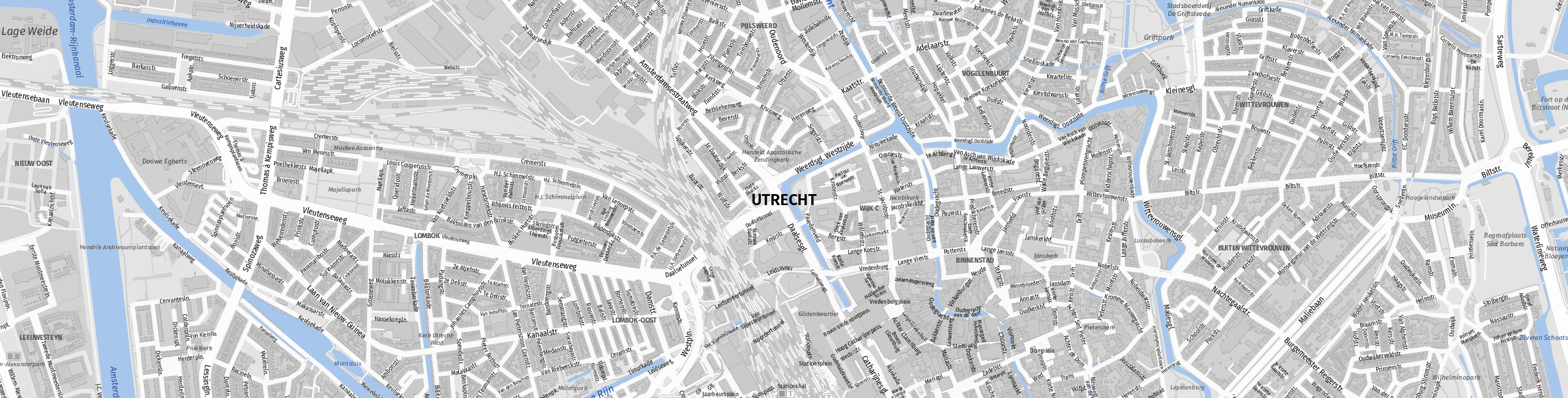 Stadtplan Utrecht zum Downloaden.