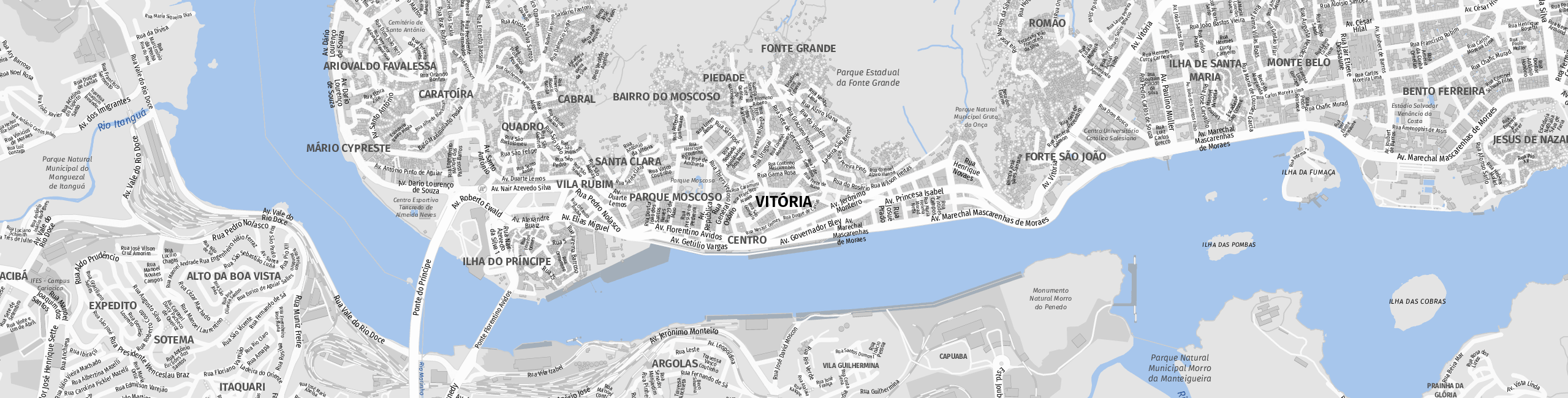 Stadtplan Vitória zum Downloaden.