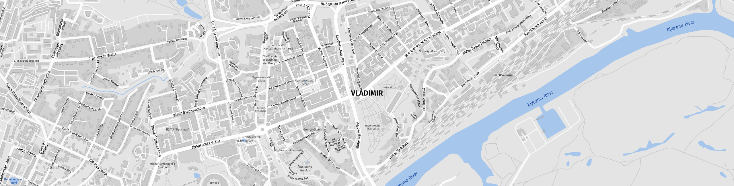 Stadtplan Vladimir zum Downloaden.
