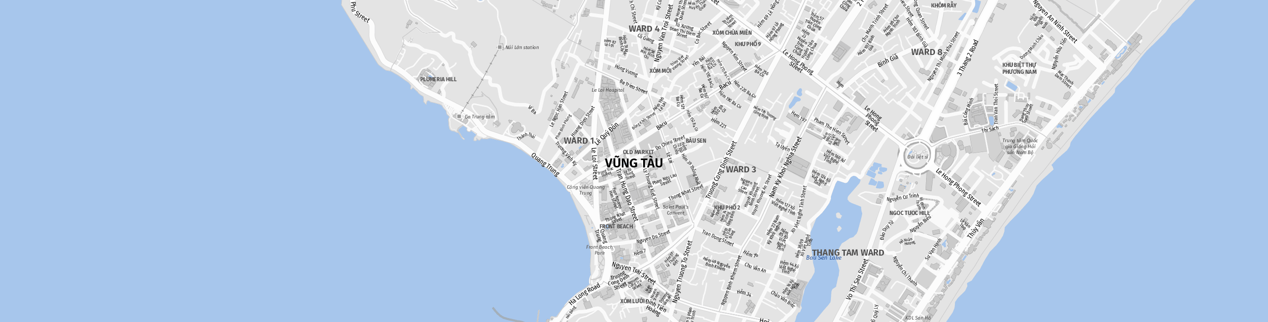 Stadtplan Vung Tau zum Downloaden.