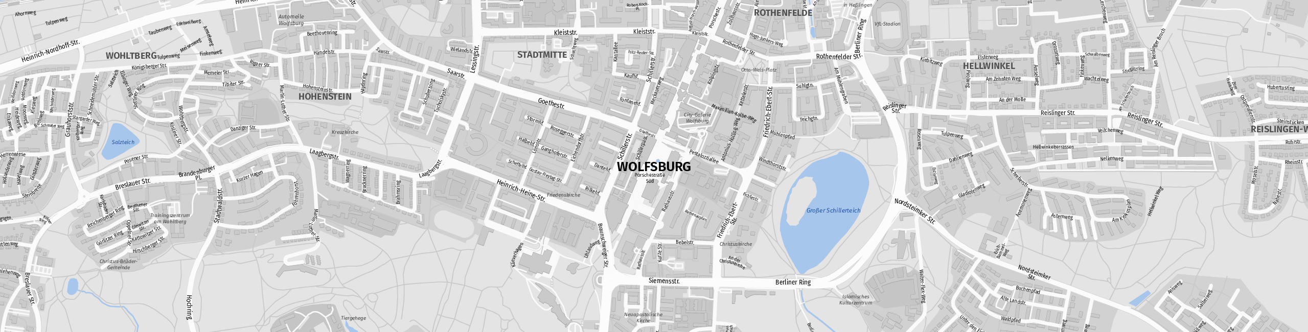 Stadtplan Wolfsburg zum Downloaden.