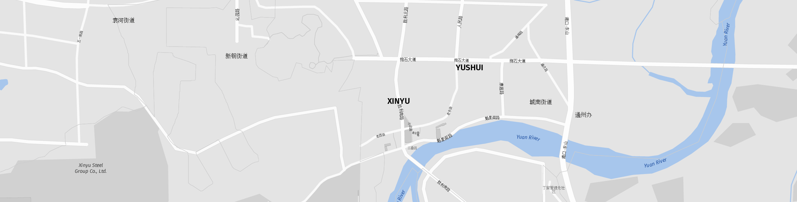 Stadtplan Xinyu zum Downloaden.