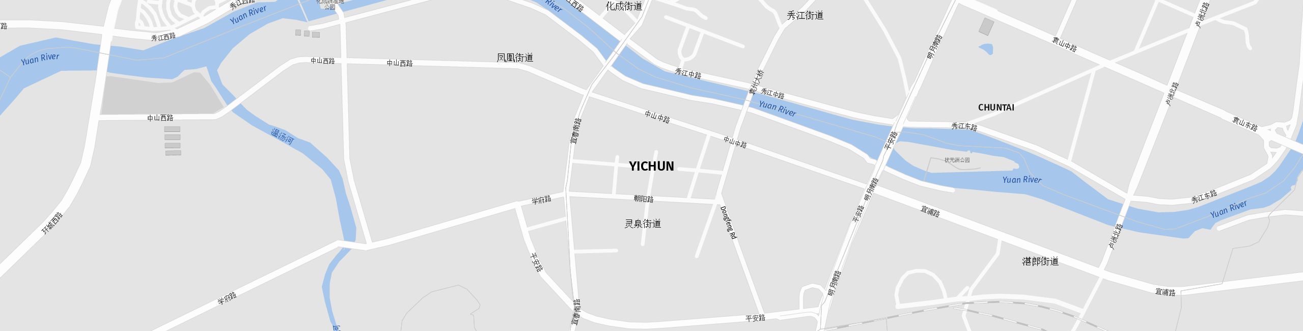 Stadtplan Yichun zum Downloaden.