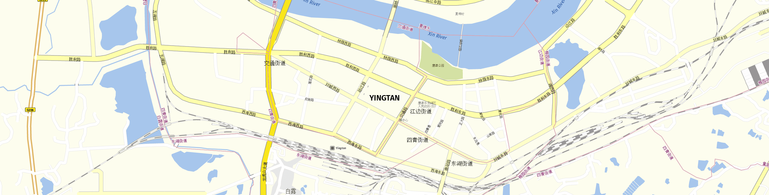 Stadtplan Yingtan zum Downloaden.